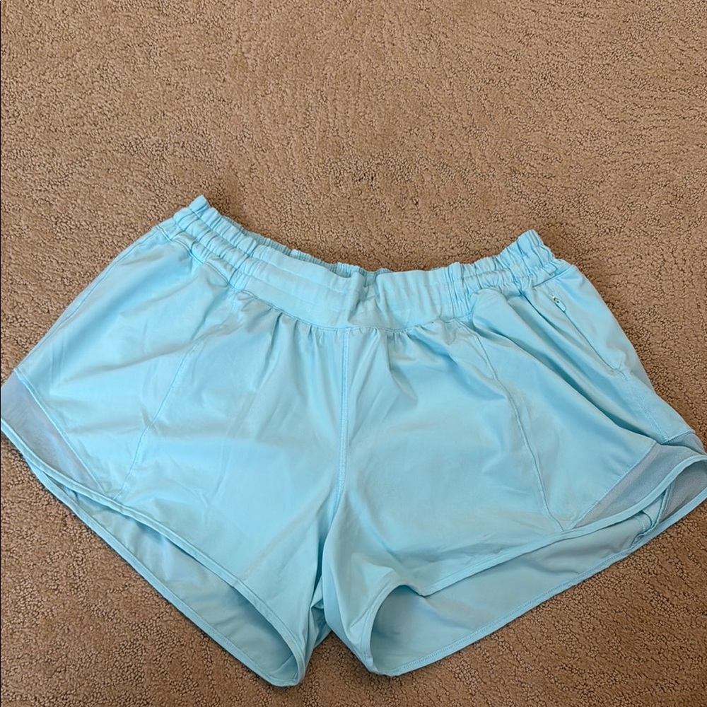 lululemon athletica Light Blue Athletic Shorts